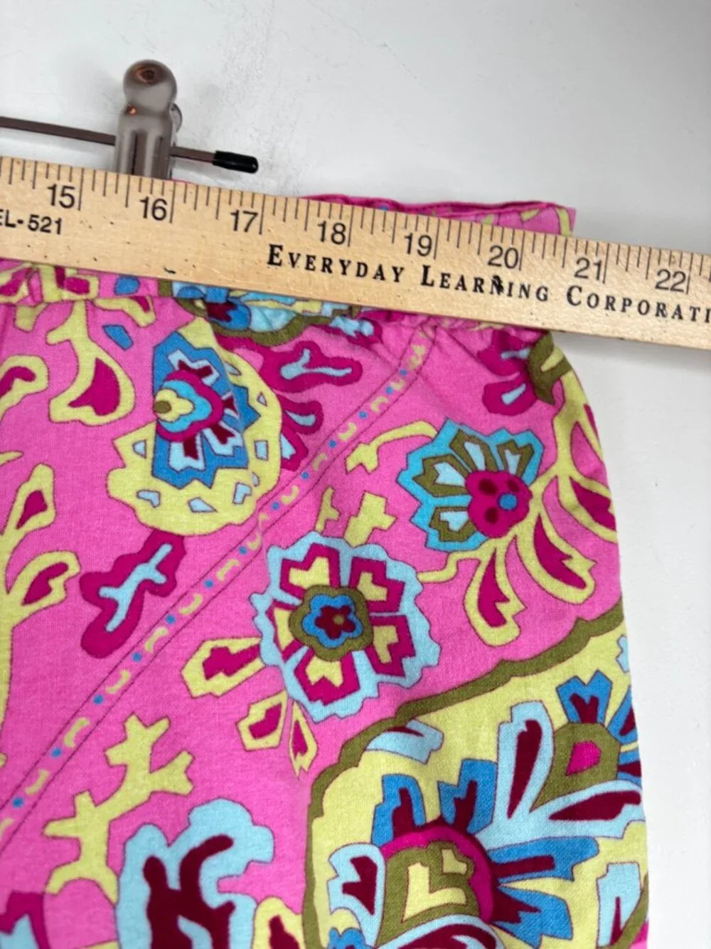 Nick & Nora Flannel Pajama Pant XL Pink Paisley 100% Cotton Lounge Wide Leg